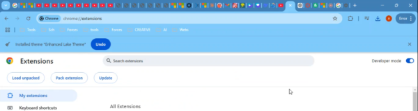 Lake Browser Extension Theme - Image 2
