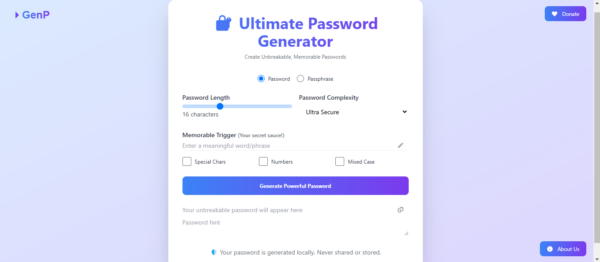 GenP Browser Extension Password Generator - Image 2